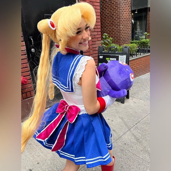 Dolls Kill Dresses & Skirts - Sailor-Inspired Blue and Pink Dress